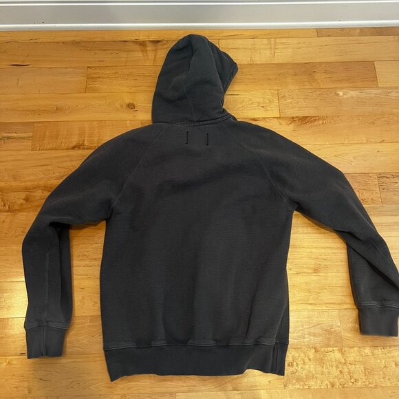 Reigning Champ Charcoal Gray Heavyweight Pullover Sweatshirt Hoodie Canada Sz S - Picture 2 of 6